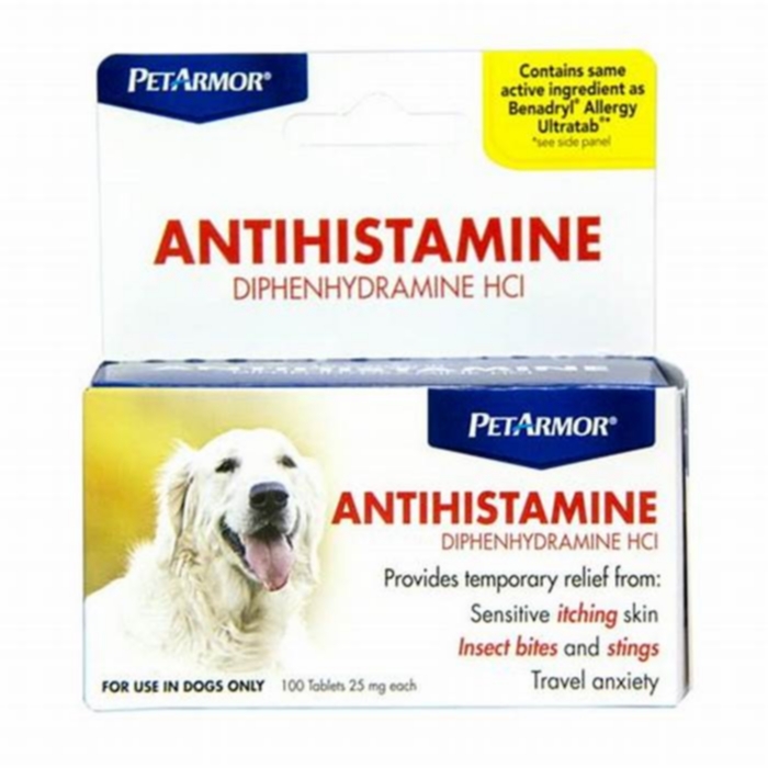 What antihistamine is good for dogs with itchy skin?